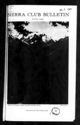 Sierra Club Bulletin 1947 Vol 32 No 6 June thumbnail